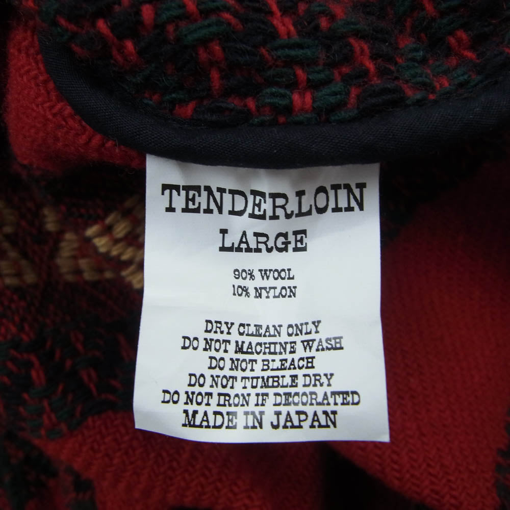 TENDERLOIN テンダーロイン 16AW T-NATIVE CPO SHT JKT GTM ネイティブ CPO シャツ ジャケット レッド系 L【中古】