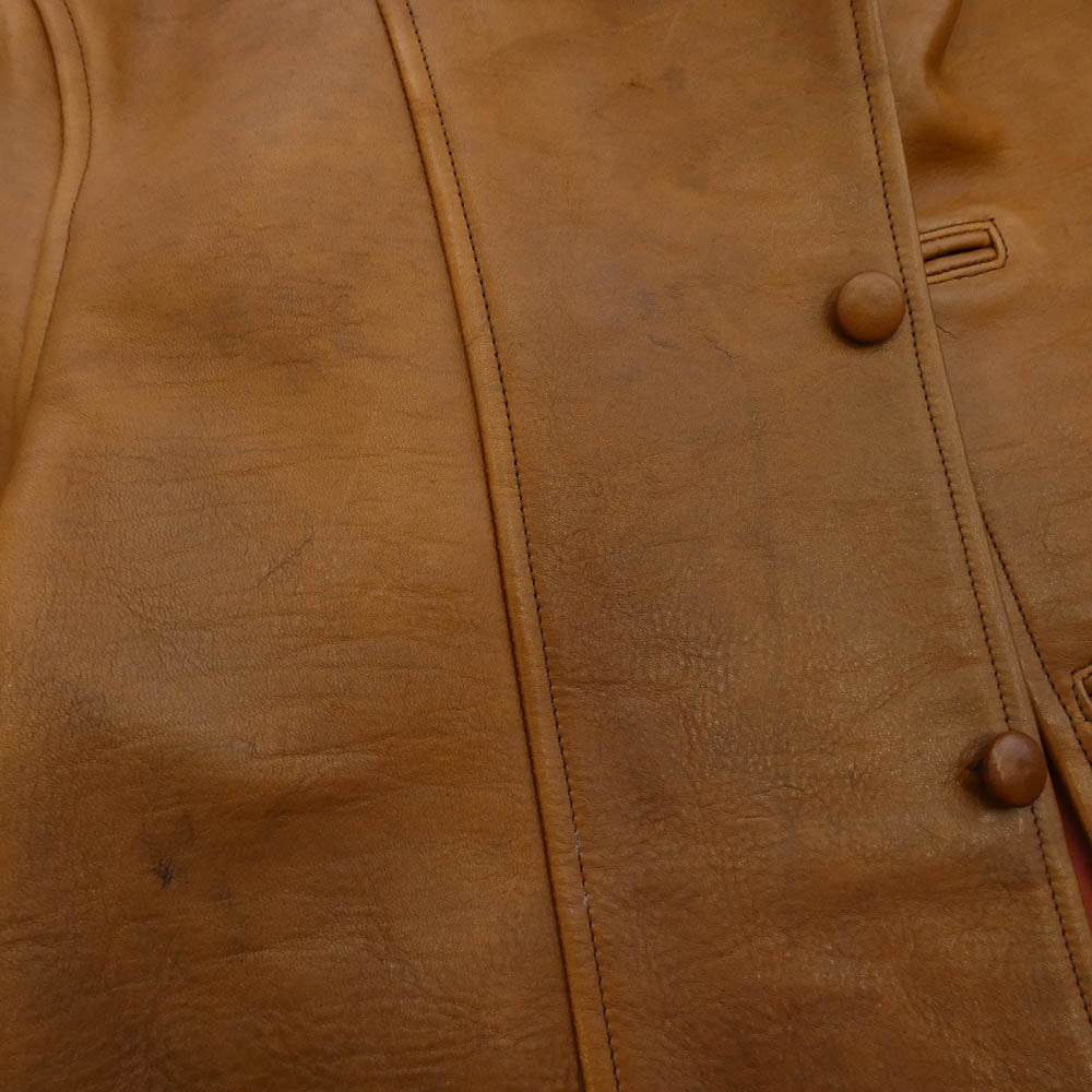 TENDERLOIN テンダーロイン T-LEATHER JKT H ホースハイド レザージャケット ブラウン系 L【中古】