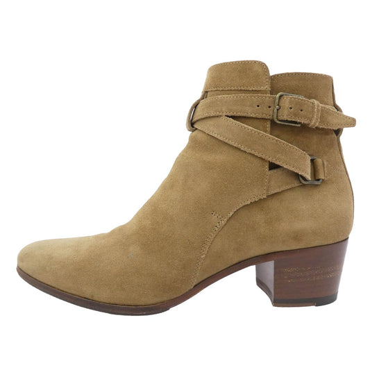 SAINT LAURENT サンローラン 316237 CLT00 9870 エディ期 Jodhpur Boots ジョッパー スエード ブーツ ブラウン系 35.5【中古】