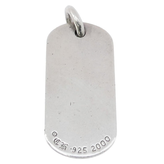 CHROME HEARTS クロムハーツ(原本無) RAISED STAR DOGTAG レイズドスター ドッグタグ LA ロサンゼルス限定 ペンダントトップ シルバー系【中古】