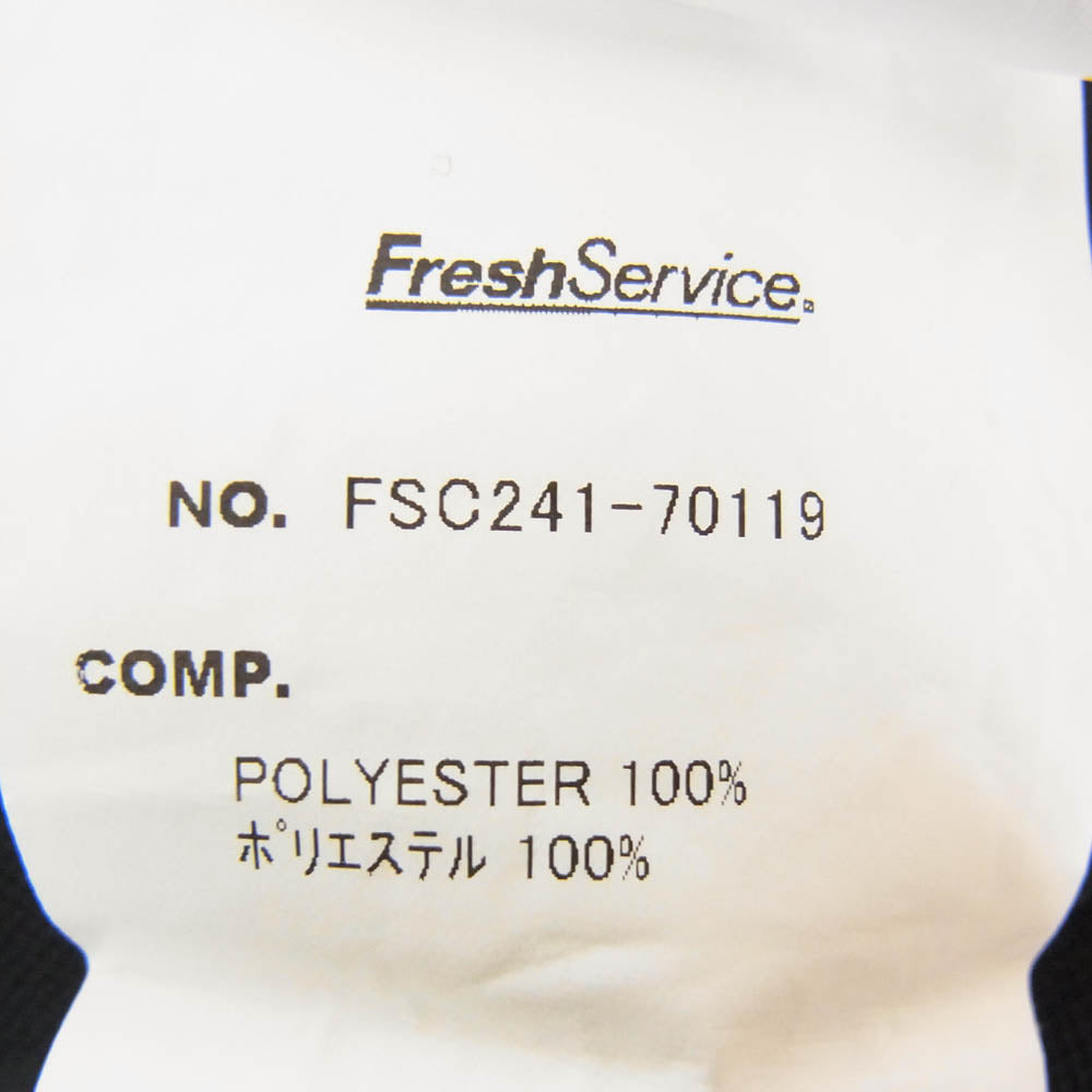 FreshService フレッシュサービス 24SS FSC241-70119 DRY PIQUE JERSEY S/S POLO ドライ ピケ ジャージー 半袖 ポロシャツ ブラック系 M【美品】【中古】