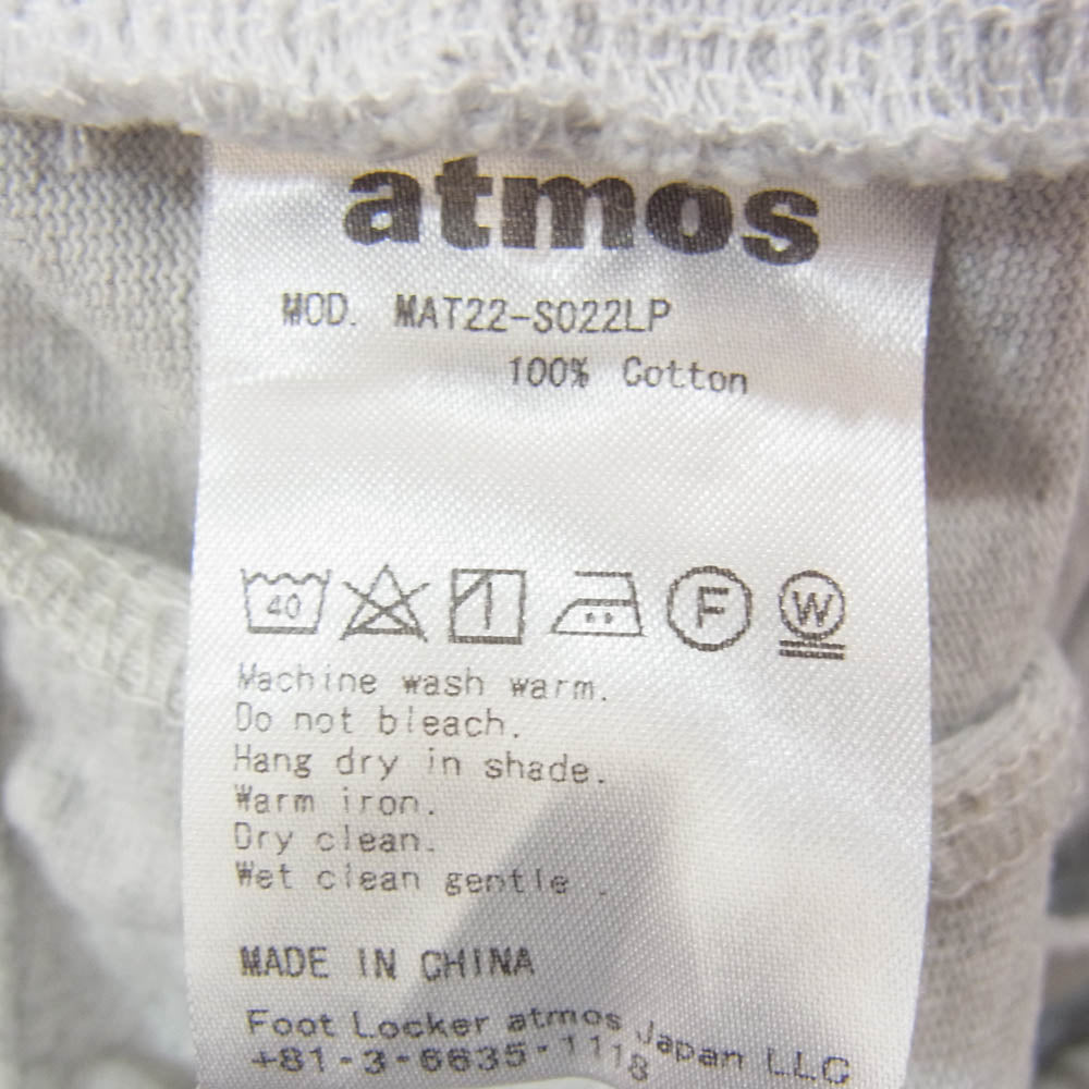 atmos アトモス MAT22-S022LP VINTAGE WASH TRAINING PANT ヴィンテージ ウォッシュ トレーニング スウェット パンツ グレー系 XL【美品】【中古】
