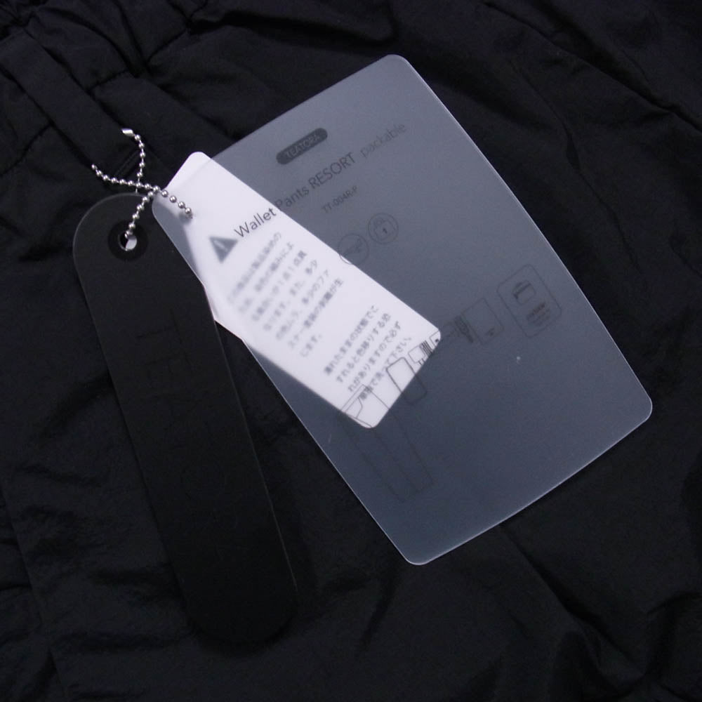TEATORA テアトラ TT-004R-P Wallet Pants RESORT P リゾート ウォレットパンツ パッカブル ブラック系 サイズ3【中古】