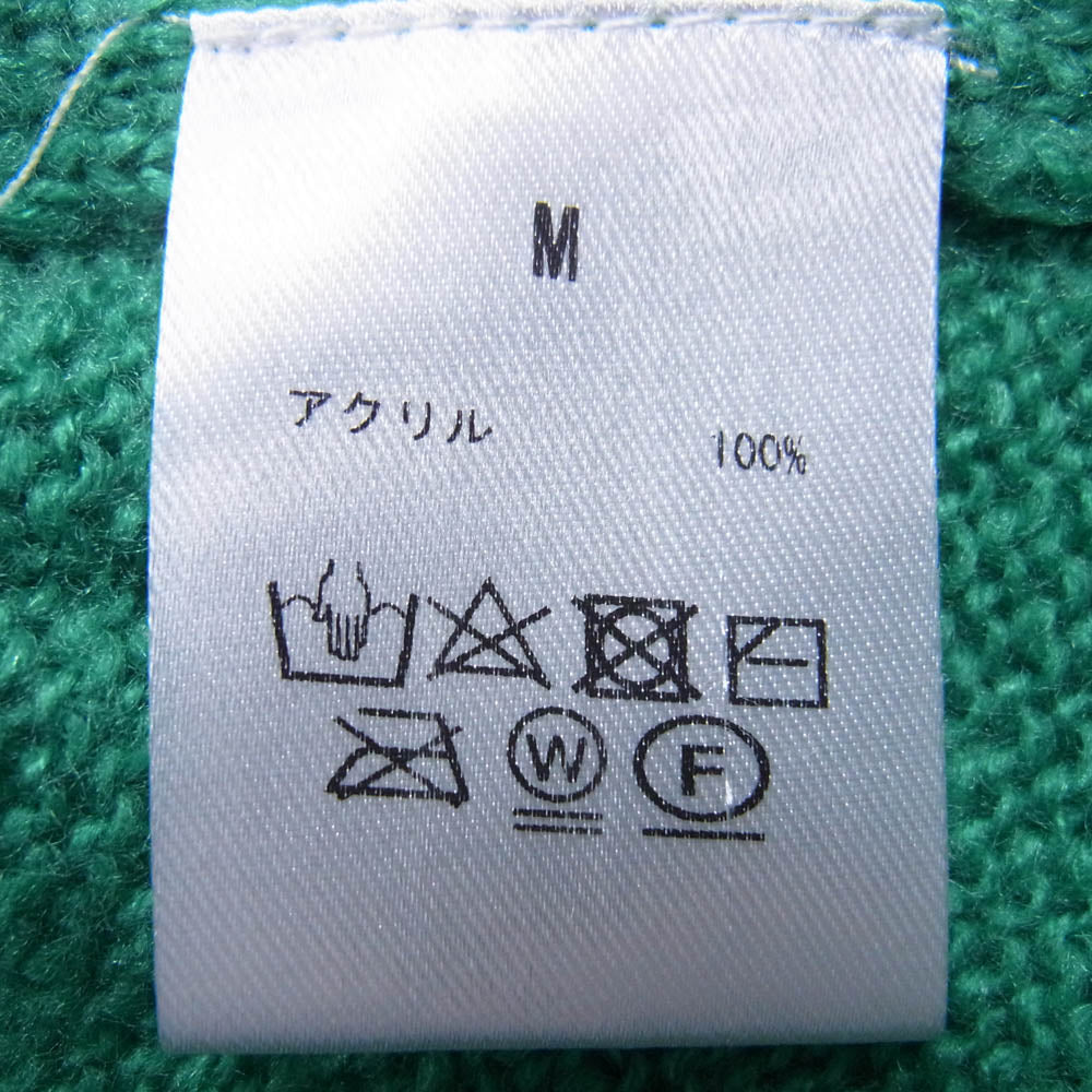ワックス WX-0261 ニット モヘア カーディガン グリーン系 M【中古】