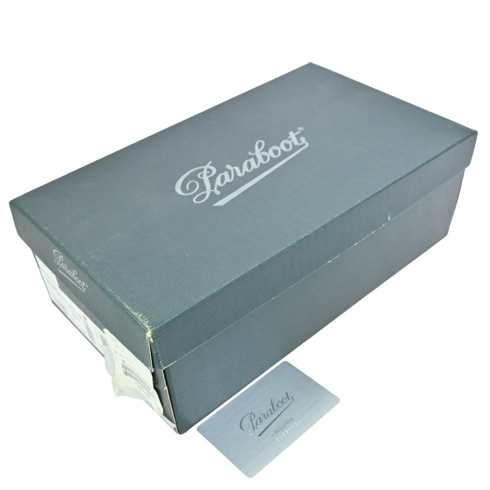 Paraboot パラブーツ BEAMS BOY ビームスボーイ 150119 BEAMSBOY 別注 ORSAY LAPAIN GRIFF NOIRE GLOSS オルセー ラパン ファー付き ローファー ブラック系 4【中古】