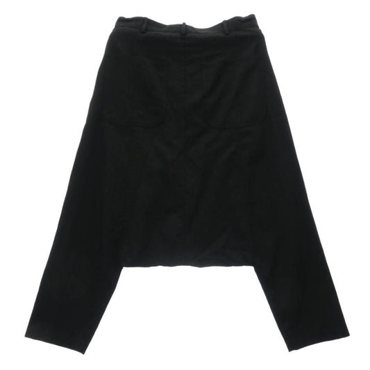 BLACK COMME des GARCONS ブラックコムデギャルソン 1C-P008 AD2014 ウール サルエル パンツ ブラック系 M【中古】