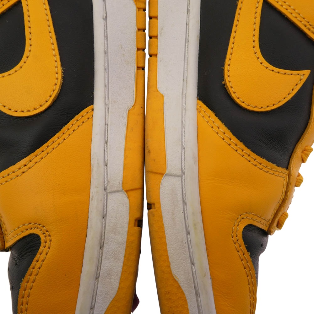 NIKE ナイキ DD1391-004 Dunk Low Championship Goldenrod ダンクロー チャンピオンシップ ゴールデンロッド スニーカー イエロー系 ブラック系 25.5cm【中古】
