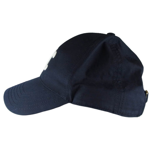 CELINE セリーヌ 2AUT6969P Triomphe Baseball Cap トリオンフ ロゴワッペン ベースボール キャップ 帽子 ブラック系 M【中古】