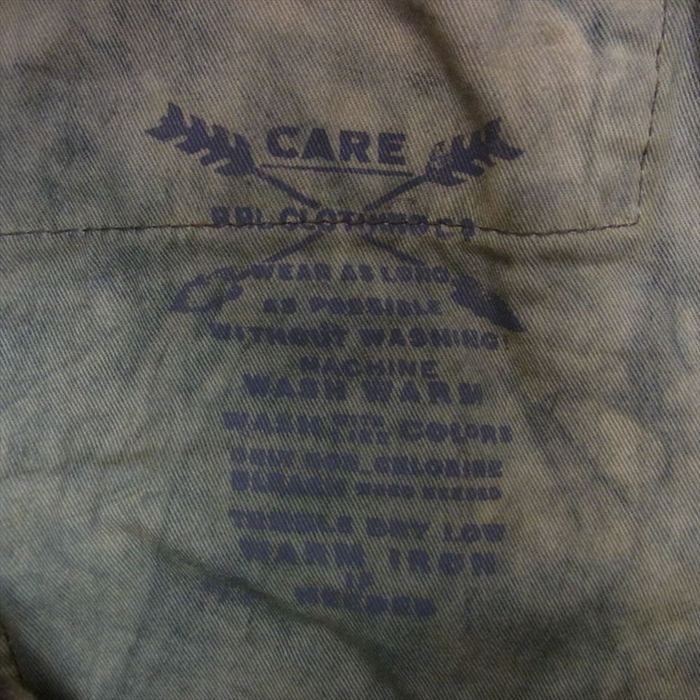 RRL ダブルアールエル USA製 ヴィンテージ加工 SLIM BOOTCU スリム ブーツカット デニム パンツ ANTIQUE OLIVE カーキ系 34X30【美品】【中古】