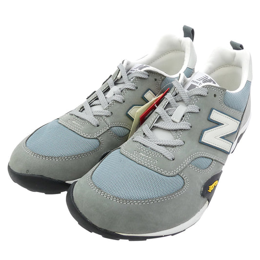 NEW BALANCE ニューバランス ML71BS スエード メッシュ スニーカー グレー系 28cm【中古】