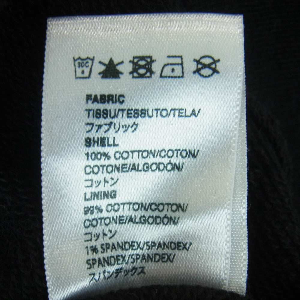 リースクーパー LONE PINE グラフィックプリント ラグランスリーブ クルーネック スウェット ブラック系 M【中古】
