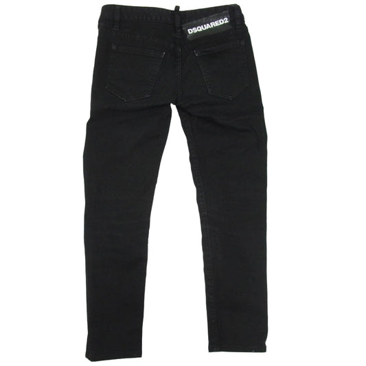 DSQUARED2 ディースクエアード 19AW S75LB0226 ストレッチ スリム スキニー デニム パンツ ブラック系 36【中古】