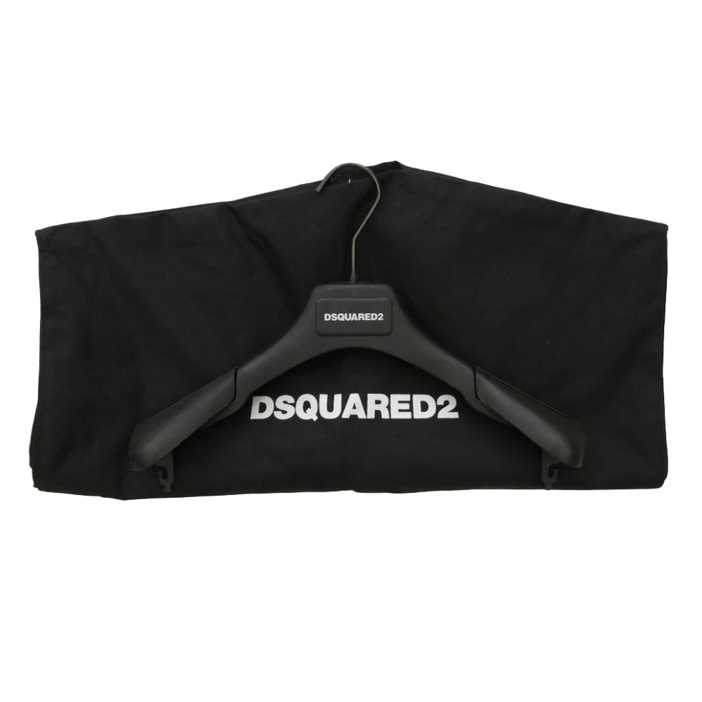 DSQUARED2 ディースクエアード 18AW S75FB0078 フェイクファー ベスト ブラック系 36【中古】