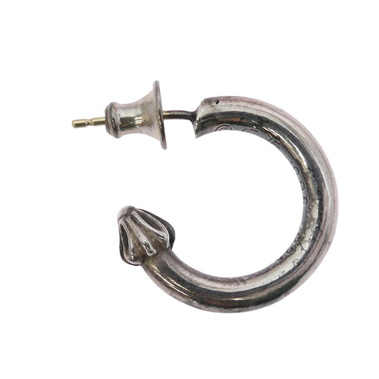 CHROME HEARTS クロムハーツ(原本無) HOOP PLAIN プレーン フープ ピアス シルバー系【中古】