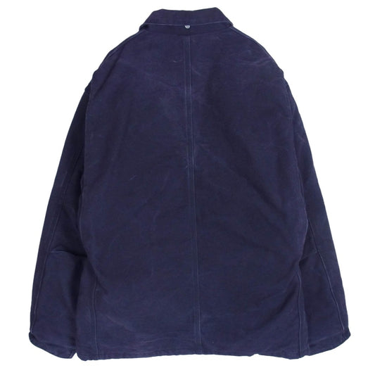 Carhartt カーハート メキシコ製 企業ロゴ 刺繍 FR traditional jacket トラディショナル ジャケット ネイビー系 L【中古】