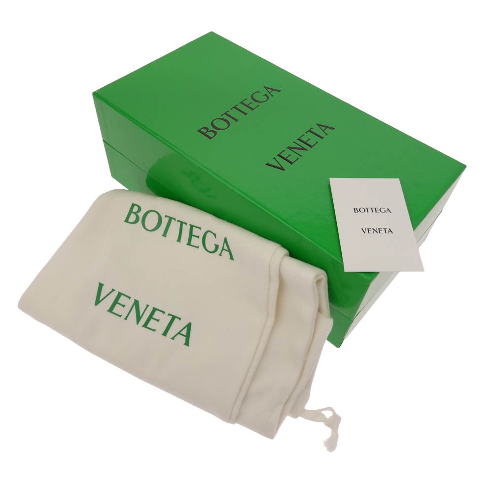 BOTTEGAVENETA ボッテガヴェネタ ポインテッドトゥ アーモンド フラット パンプス シューズ ベージュ系 38【中古】