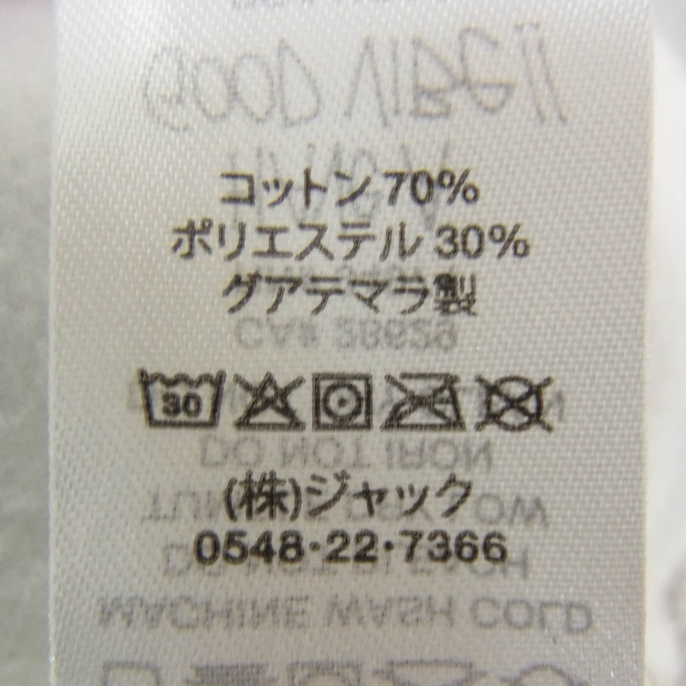 STUSSY ステューシー フロント バック ロゴ グラフィック プリント スウェット トレーナー グレー系 L【中古】