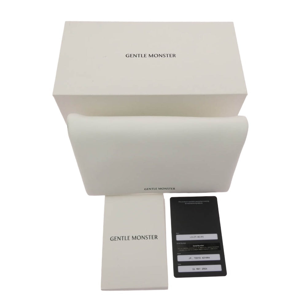 Gentle Monster ジェントルモンスター LILIT 01 リリット ウェリントン ブラックフレーム サングラス アイウェア ブラック系 63□17-149【中古】