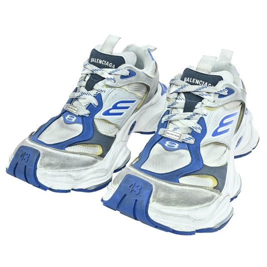 BALENCIAGA バレンシアガ 24SS 785754 Cargo Sneaker カーゴ ローカット スニーカー グレーブルー系 43【中古】