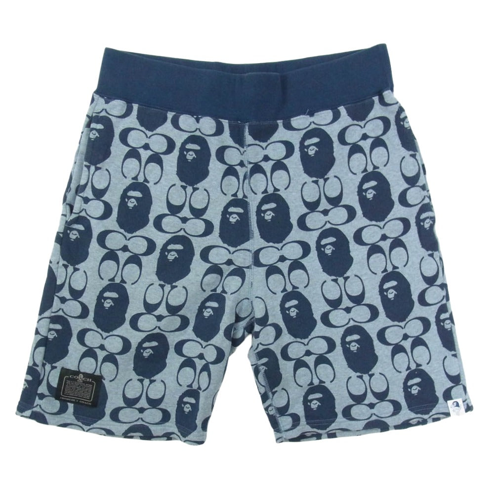 アベイシングエイプ A BATHING APE ショートパンツ リバーシブル L メンズ