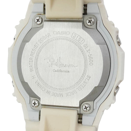 G-SHOCK ジーショック Ron Herman ロンハーマン GLX-5600 デジタル 腕時計 ウォッチ ホワイト系【中古】