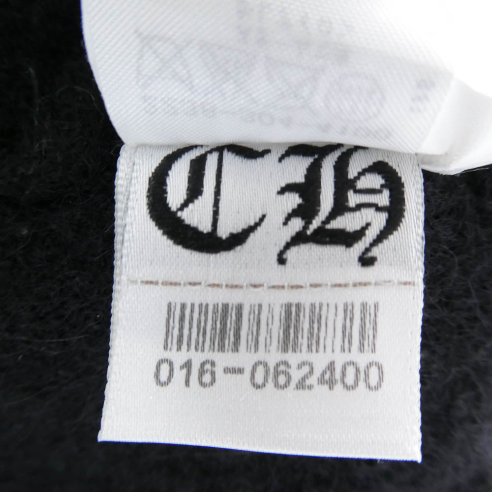 CHROME HEARTS クロムハーツ(原本無) WATCH CAP CHプラス刺繍 ウール ワッチキャップ ビーニー ニット 帽子 ブラック系 OS【中古】