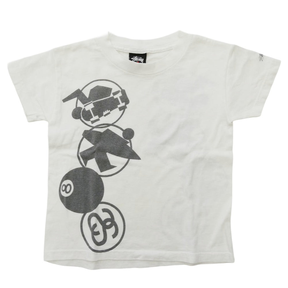 STUSSY ステューシー 90s 00s Old オールド マルチロゴ 半袖 Tシャツ 