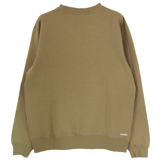 F.C.R.B. エフシーアールビー FCRB-220056 AUTHENTIC LOGO CREWNECK SWEAT オーセンティックロゴ クルーネック スウェット ブラウン系 M【極上美品】【中古】