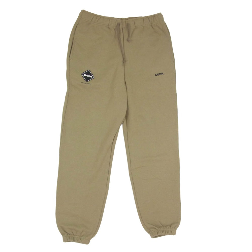 F.C.R.B. エフシーアールビー FCRB-220058 EMBLEM SWEAT PANTS エンブレム スウェットパンツ カーキ系 S【極上美品】【中古】 F.C.R.B. エフシーアールビー FCRB-220058 EMBLEM SWEAT PANTS