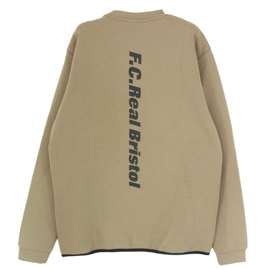 F.C.R.B. エフシーアールビー FCRB-220043 TECH SWEAT CREWNECK TOP テックスウェット クルーネック トップ ブラウン系 M【極上美品】【中古】