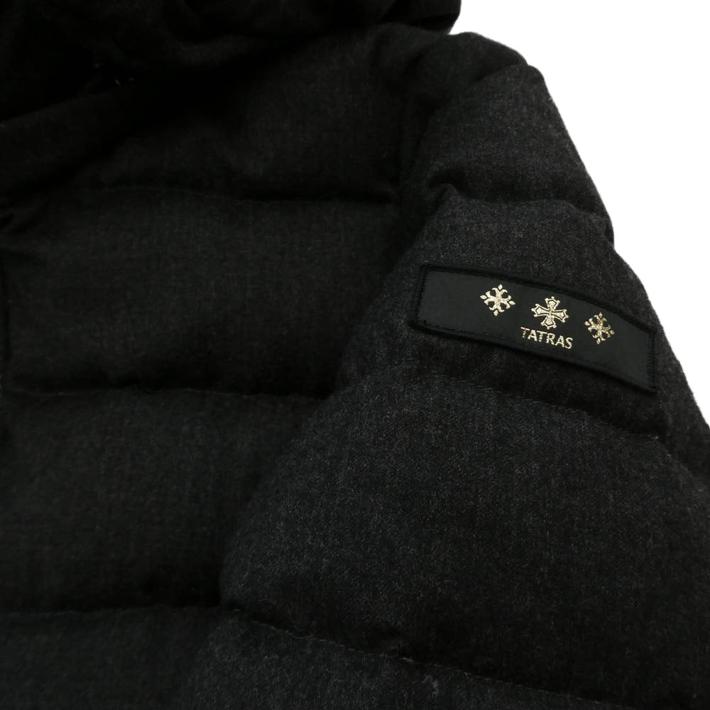 TATRAS タトラス LTAT20A4571 LAVIANA ラビアナ ファー フーデッド ダウンコート ジャケット ブラック系 02【中古】