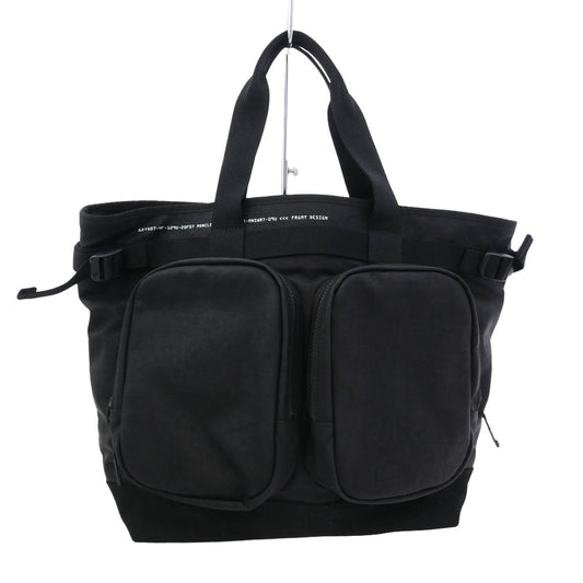 MONCLER モンクレール FRAGMENT DESIGN フラグメントデザイン I209U5D00002 Genius7 MONCLER FRGMT HIROSHI FUJIWARA ジーニアス トートバッグ ブラック系【中古】