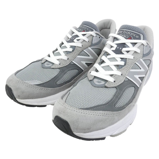 NEW BALANCE ニューバランス M990GL6 990V6 "Gray" Heel Logo NB グレーヒールロゴ ローカットスニーカー グレー系 27.5cm【中古】