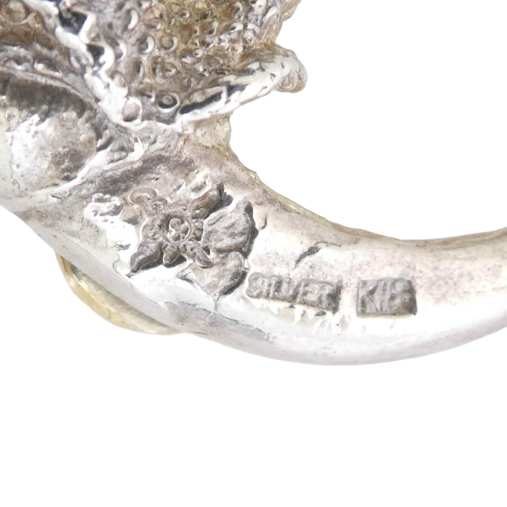 FIRST ARROW's ファーストアローズ K18付 イーグルクロー Sサイズ ペンダントトップ シルバー系 ゴールド系【中古】