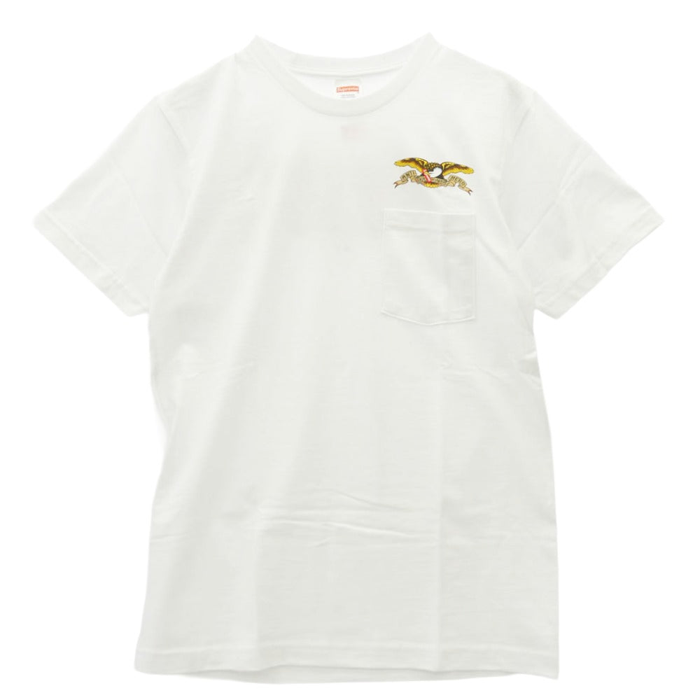 Supreme シュプリーム 16SS ANTIHERO アンタイヒーロー Pocket Tee 胸