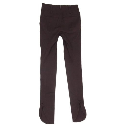 ISSEY MIYAKE イッセイミヤケ IM51-FF539-15 スリムフィット ジョガー ロング パンツ ブラウン系 2【美品】【中古】