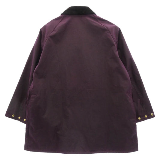 Barbour バブアー 23AW MWX2308PU71 BEAUTY&YOUTH ビューティーアンドユース別注 BEAUFORT OS WAX ビューフォート オイルド ワックス コート ジャケット パープル系 42【中古】