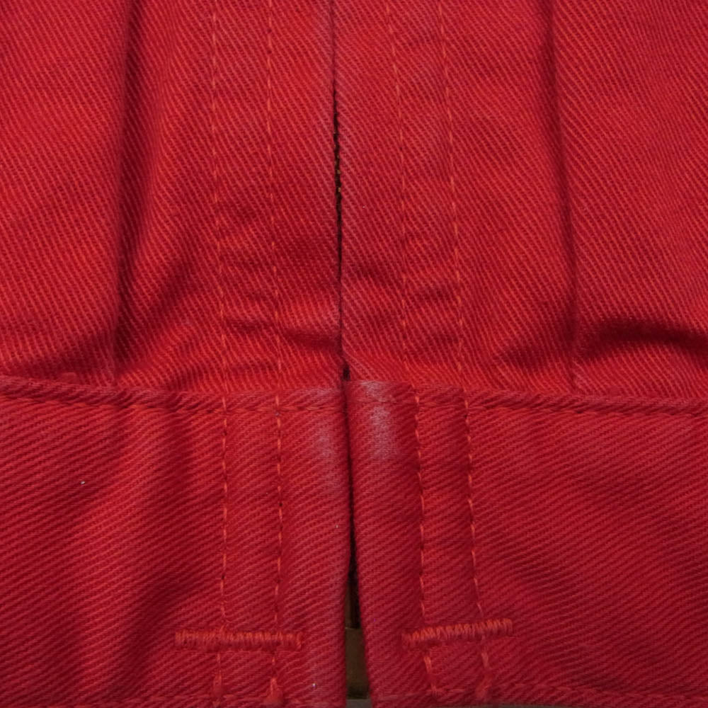 Wrangler ラングラー W9712 COTTON TWILL JACKET WITH EMBROIDERY バックロゴ チャンピオンジャケット レッド系 38【中古】