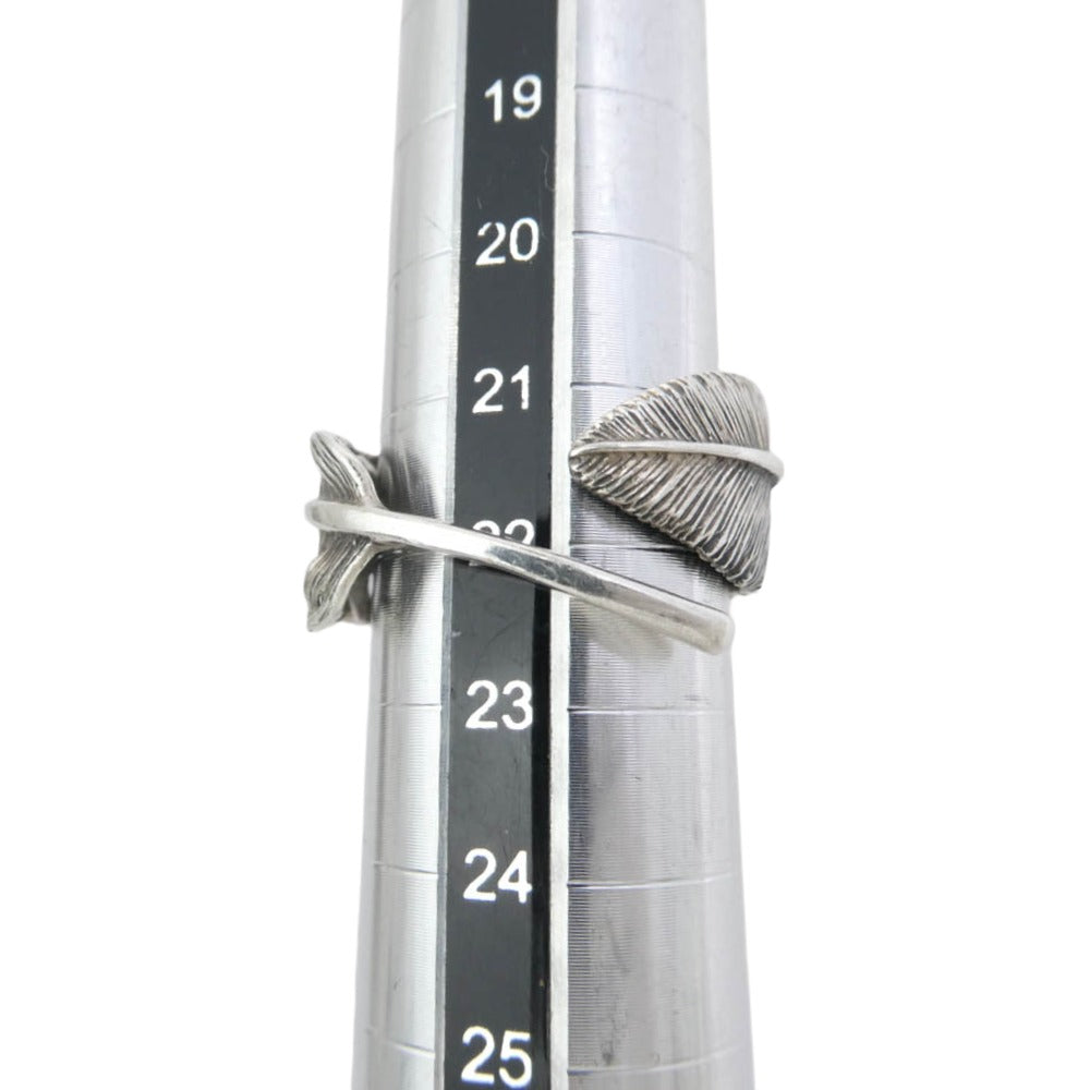 バフ フェザー リング シルバー系 22号【中古】