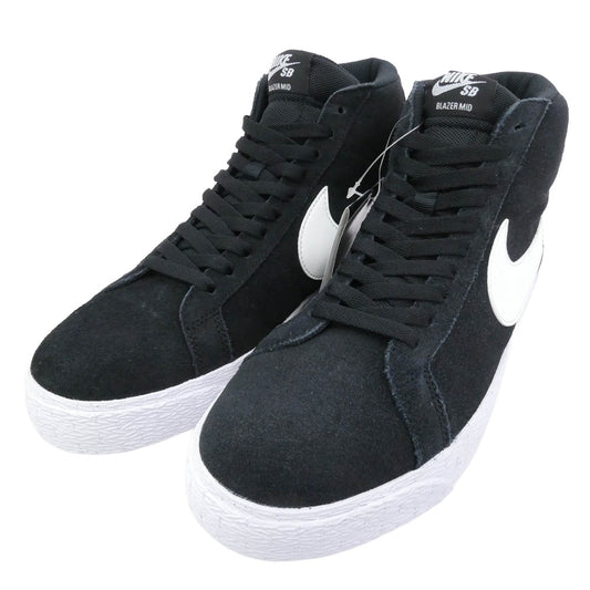 NIKE SB ナイキエスビー 864349-002 Zoom Blazer Mid Black White ズーム ブレーザー ミッド ブラック ホワイト ミッドカット スニーカー ブラック系 28cm【中古】
