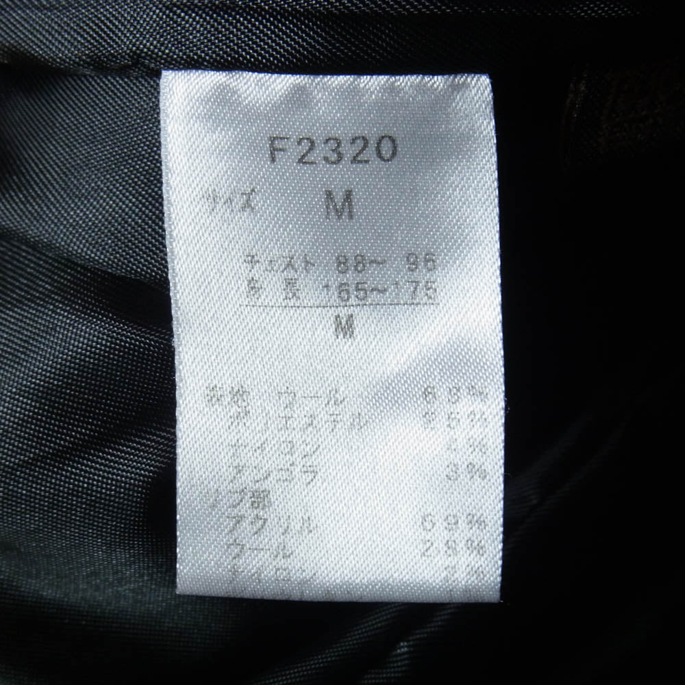 FRED PERRY フレッドペリー ロゴ刺繍 ニットリブ 中綿 ベスト ブルー系 M【中古】