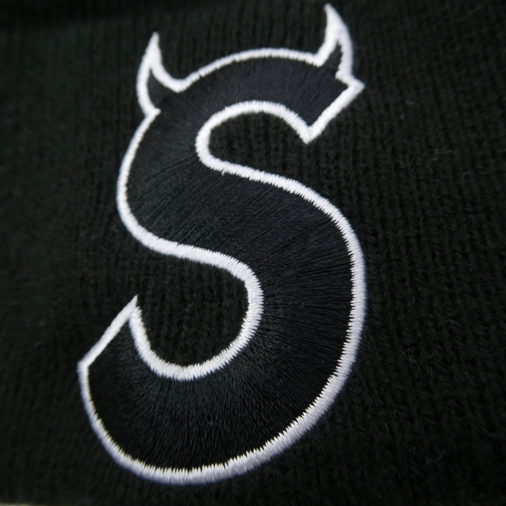 Supreme シュプリーム 22AW Devil S Logo Beanie デビル エス ロゴ ビーニー ニットキャップ 帽子 ブラック系【中古】