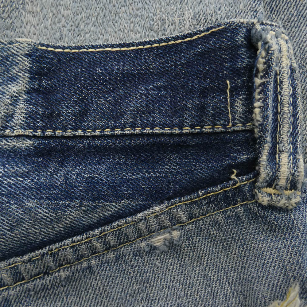 Levi's リーバイス ヴィンテージ オリジナル 40s S501XX 大戦モデル 社名入りボタン デニムパンツ インディゴブルー系 表記なし【中古】