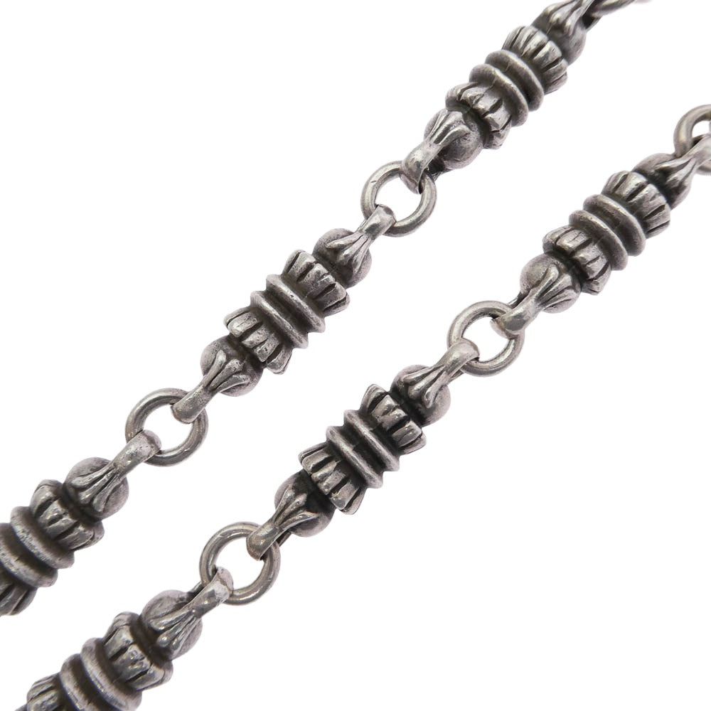 CHROME HEARTS クロムハーツ(原本無) BARREL SHORT-S バレル 9リンク 1クリップ ウォレット チェーン シルバー系【中古】