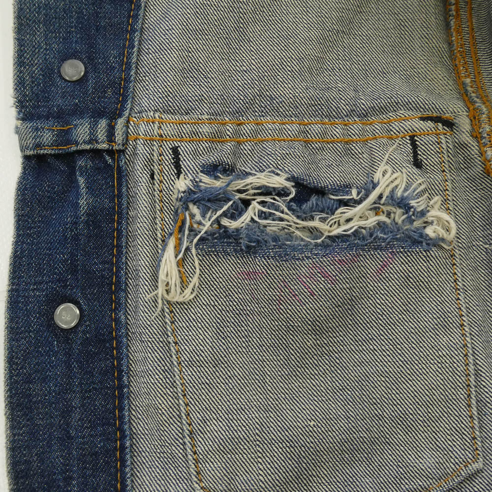 Levi's リーバイス 70505 BIG E ボタン裏刻印52 4th デニム ジャケット インディゴブルー系 サイズ不明【中古】