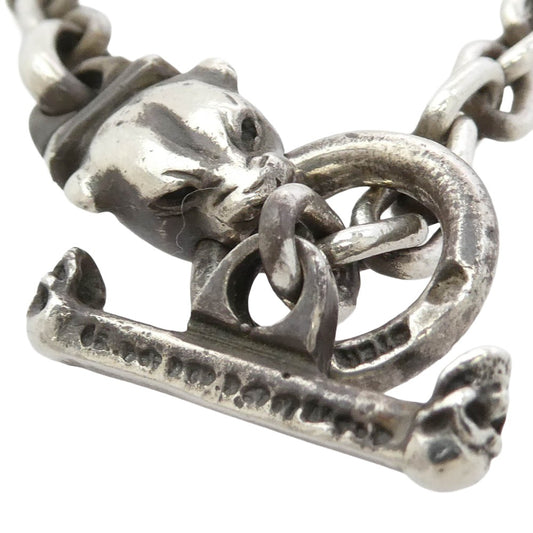 GABOR ガボール Gaboratory International ガボラトリーインターナショナル 修理補填確認書付属 パンサーチェーン ネックレス 45cm シルバー系【中古】