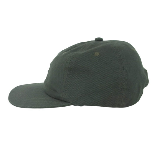 DESCENDANT ディセンダント 22SS 221HDS-HT04 DORSAL 6PANEL CAP 刺繍 ドーサル 6パネル キャップ 帽子 グレー系 グレイッシュカーキ系 F【中古】