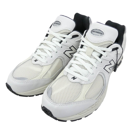 NEW BALANCE ニューバランス ML2002RQ レザー メッシュ スニーカー ホワイト系 26.5cm【極上美品】【中古】