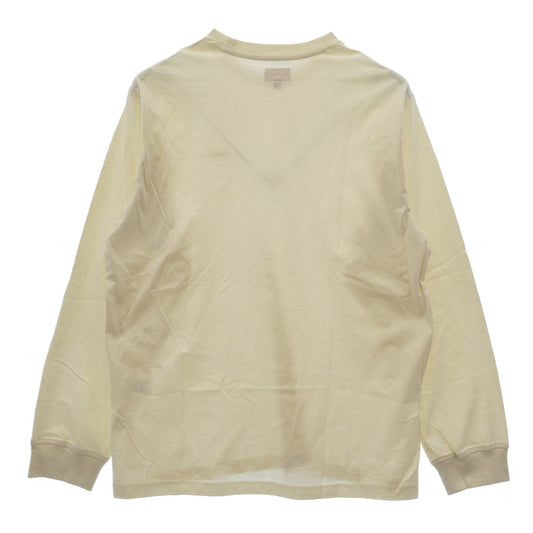 Supreme シュプリーム 22AW Small Box L/S Tee スモールボックス ロングスリーブ 長袖 Tシャツ カットソー ナチュラル オフホワイト系 M【美品】【中古】