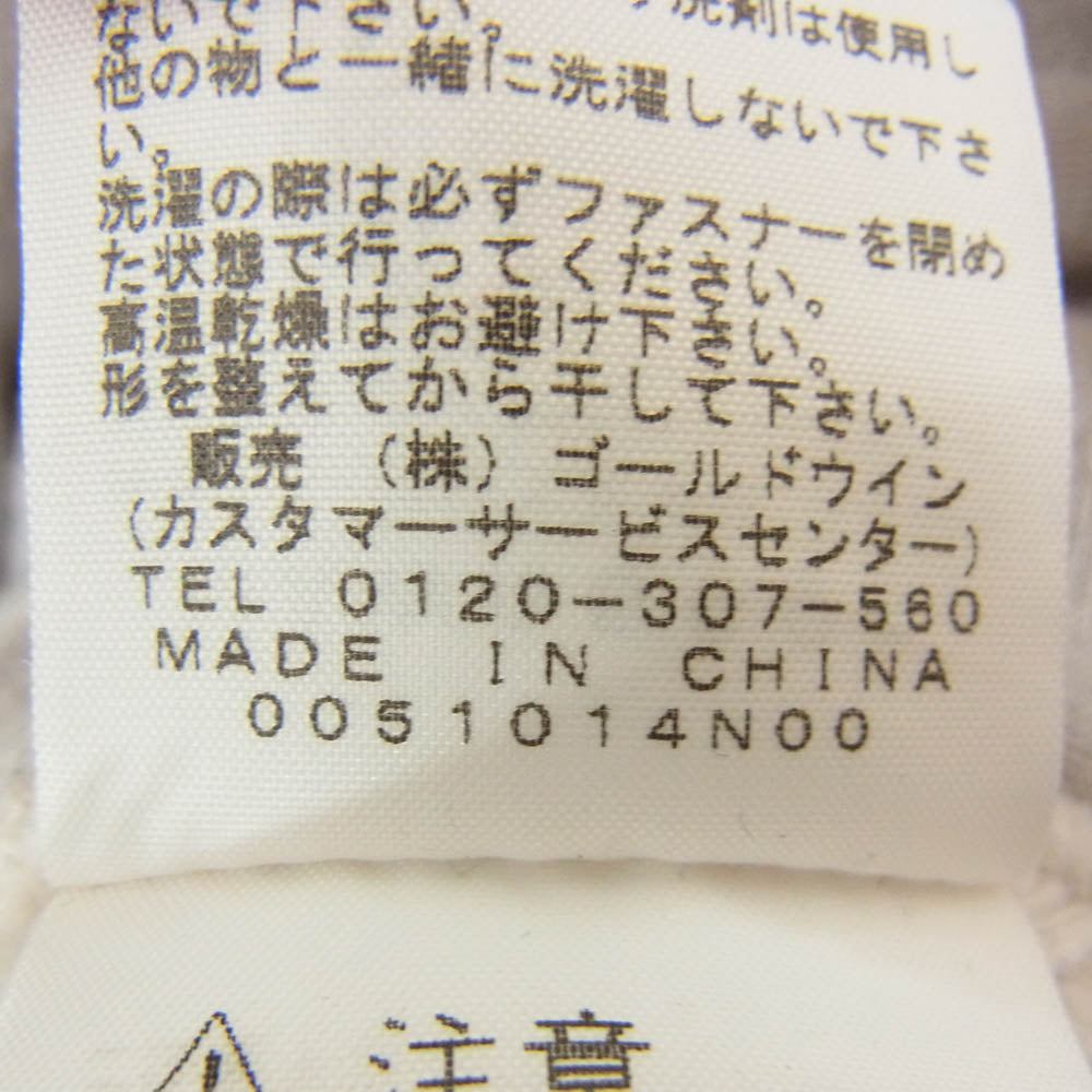 THE NORTH FACE ノースフェイス NAW45004 DENALI VEST デナリ ボア フーデッド ベスト ホワイト系 M【中古】